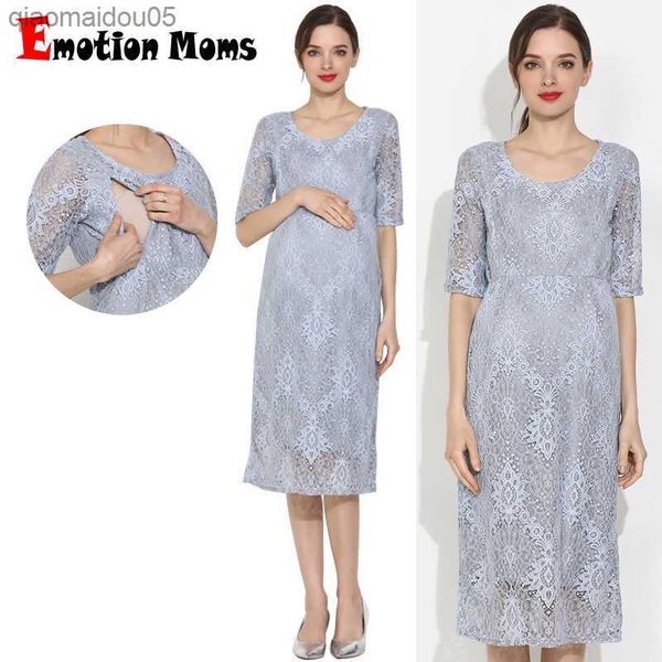 emotion moms new lace maternity clothes party maternity dresses nursing breastfeeding dress for pregnant women pregnancy dress l230712, White
emotion moms new lace maternity clothes party maternity dresses nursing breastfeeding dress for pregnant women pregnancy dress l230712, White