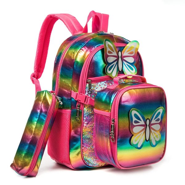 school bags girls' school backpack cute children's backpack waterproof spine protection school bag shining removable lunch bag 230
school bags girls' school backpack cute children's backpack waterproof spine protection school bag shining removable lunch bag 230