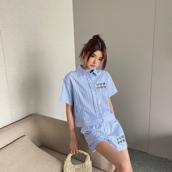 women t shirt shorts set blue letter striped blouse short outfit ins summer casual set casual, Black
women t shirt shorts set blue letter striped blouse short outfit ins summer casual set casual, Black