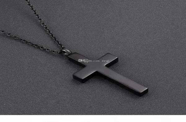 cmj9848 black stainless steel slim cross cremation urn jewelry necklace mens keepsake memorial pendants for ashes4084773, Silver
cmj9848 black stainless steel slim cross cremation urn jewelry necklace mens keepsake memorial pendants for ashes4084773, Silver