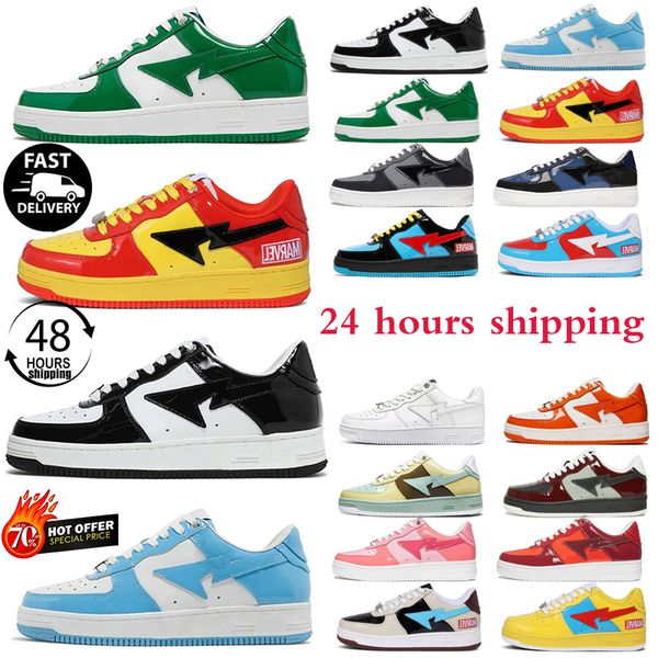 2023 designer sta sk8 casual shoes low for men sneakers patent leather black white blue camouflage skateboarding jogging sports star trainer
2023 designer sta sk8 casual shoes low for men sneakers patent leather black white blue camouflage skateboarding jogging sports star trainer