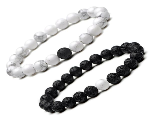 2pcs natural stone beaded strands bracelet set black lava white turquoise rock chakra bracelets couple distance bracelets for wome7296883
2pcs natural stone beaded strands bracelet set black lava white turquoise rock chakra bracelets couple distance bracelets for wome7296883