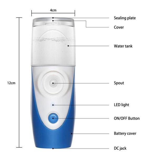 beauty star handhead mini ultra nebulizer atomizer inhaler portable usb rechargeable mesh nebuliser humidifier sprayer284s1387834, Silver
beauty star handhead mini ultra nebulizer atomizer inhaler portable usb rechargeable mesh nebuliser humidifier sprayer284s1387834, Silver