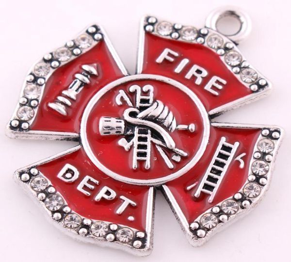 10pcslot zinc alloy rhodium plated single side fire dept badge red enamel crystals charm pendant for jewelry making2963309, Silver
10pcslot zinc alloy rhodium plated single side fire dept badge red enamel crystals charm pendant for jewelry making2963309, Silver
