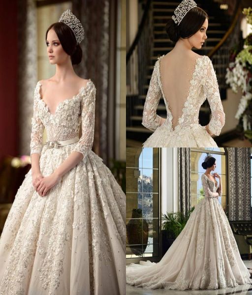 rami salamoun luxury a line wedding dresses v neck illusion appliques half sleeve vintage wedding dress backless dubai arabic brid7369803, White
rami salamoun luxury a line wedding dresses v neck illusion appliques half sleeve vintage wedding dress backless dubai arabic brid7369803, White