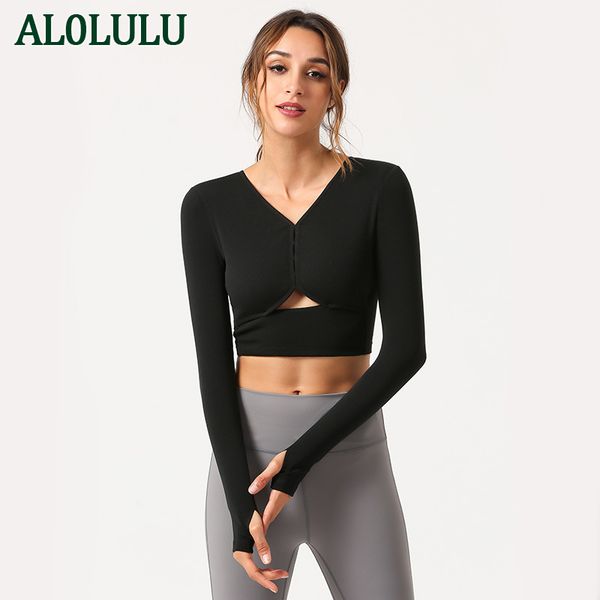 al0lulu women long sleeve yoga sports crop fitness running quick-drying breathable tight yoga clothes
al0lulu women long sleeve yoga sports crop fitness running quick-drying breathable tight yoga clothes