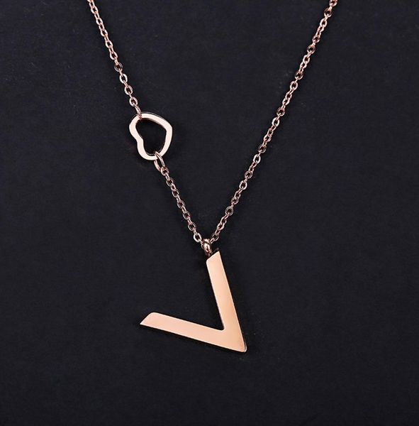new arrival famous brands alphabet design ladies style bijoux femme letter v charms stainless steel necklace for women5886654, Silver
new arrival famous brands alphabet design ladies style bijoux femme letter v charms stainless steel necklace for women5886654, Silver