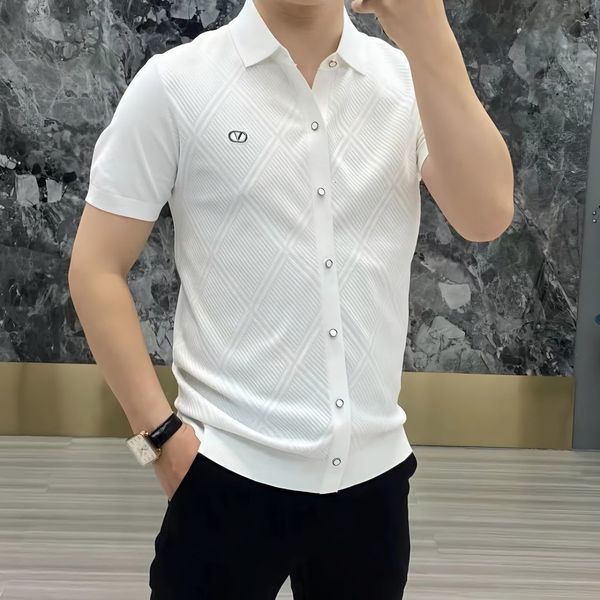 men's polos luxury summer fashion brand men's jacquard bottom shirt t-shirt casual business polo slim fit knitted short sleeve 230, White;black
men's polos luxury summer fashion brand men's jacquard bottom shirt t-shirt casual business polo slim fit knitted short sleeve 230, White;black