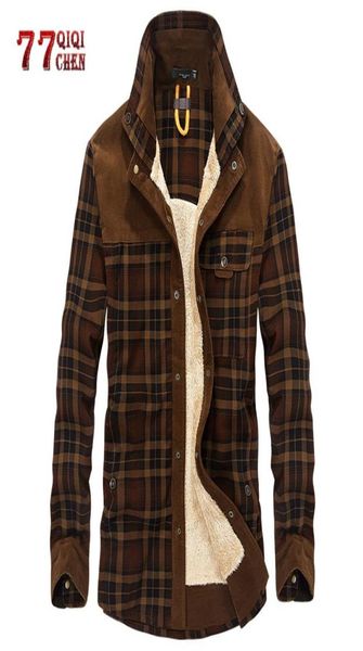 flannel shirt men plaid winter warm fleece thick jackets coats casual long sleeve cotton dress shirts men chemise homme2502509, White;black
flannel shirt men plaid winter warm fleece thick jackets coats casual long sleeve cotton dress shirts men chemise homme2502509, White;black