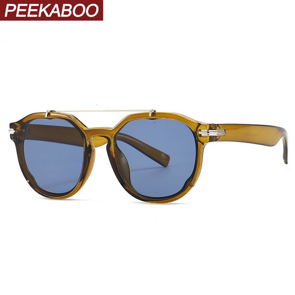 sunglasses peekaboo round sunglasses uv400 female pattern blue retro sun glasses for women male accessories selling 230713, White;black
sunglasses peekaboo round sunglasses uv400 female pattern blue retro sun glasses for women male accessories selling 230713, White;black