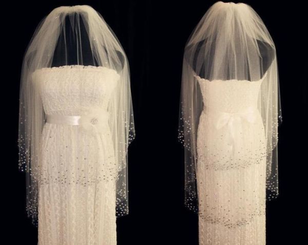 new 2 tiers white ivory wedding veils fingertip length bridal veil crystal comb3680404, Black
new 2 tiers white ivory wedding veils fingertip length bridal veil crystal comb3680404, Black