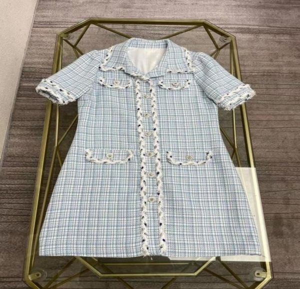 2021 green lapel neck short sleeves women dress designer buttons vestidos de festa milan runway dresses 803012287224, Black
2021 green lapel neck short sleeves women dress designer buttons vestidos de festa milan runway dresses 803012287224, Black