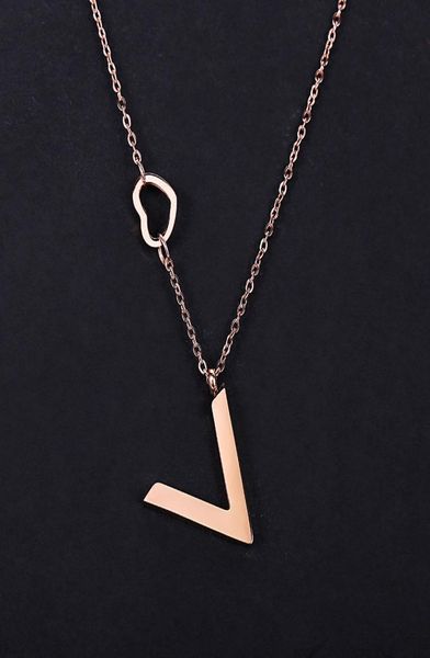 new arrival famous brands alphabet design ladies style bijoux femme letter v charms stainless steel necklace for women9834231, Silver
new arrival famous brands alphabet design ladies style bijoux femme letter v charms stainless steel necklace for women9834231, Silver