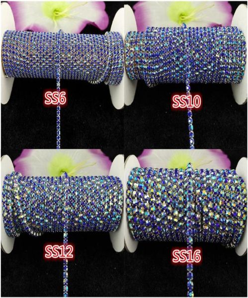 10yardsroll ss6ss16 sapphire blue ab rhinestones crystal glass rhinestone chain compact silver chain for phonecupsmouseappliq7304584, Black
10yardsroll ss6ss16 sapphire blue ab rhinestones crystal glass rhinestone chain compact silver chain for phonecupsmouseappliq7304584, Black