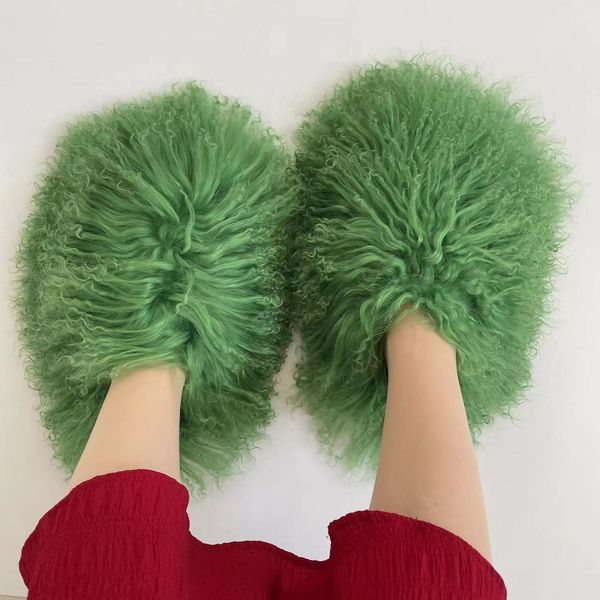 slippers real fur slippers women winter fluffy mongolian fur slides ladies indoor warm house shoes plush long hair wool sheepskin slides 230, Black
slippers real fur slippers women winter fluffy mongolian fur slides ladies indoor warm house shoes plush long hair wool sheepskin slides 230, Black