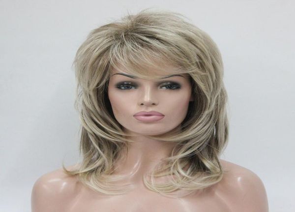 hivision fashion charming health blonde mix and golden brown root medium length fluffy wavy women039s bangs for every day hair 4478930, Black
hivision fashion charming health blonde mix and golden brown root medium length fluffy wavy women039s bangs for every day hair 4478930, Black