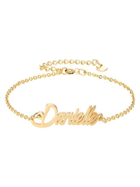 18k gold plated stainless steel nameplate bracelets letter quotdaniellequot charm bracelets for women personalized custom char3345940, Golden;silver
18k gold plated stainless steel nameplate bracelets letter quotdaniellequot charm bracelets for women personalized custom char3345940, Golden;silver