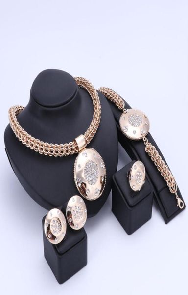 luxury big dubai gold color crystal jewelry sets fashion nigerian wedding african beads costume necklace bangle earring ring6481866, Slivery;golden
luxury big dubai gold color crystal jewelry sets fashion nigerian wedding african beads costume necklace bangle earring ring6481866, Slivery;golden