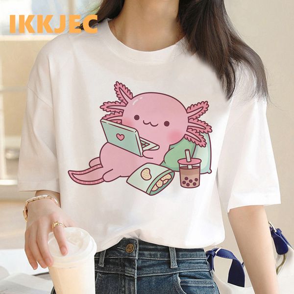 women's t-shirt ajolote axolotl t-shirt clothes female kawaii vintage y2k clothes print couple clothes tshirt tumblr aesthetic 230712, White
women's t-shirt ajolote axolotl t-shirt clothes female kawaii vintage y2k clothes print couple clothes tshirt tumblr aesthetic 230712, White