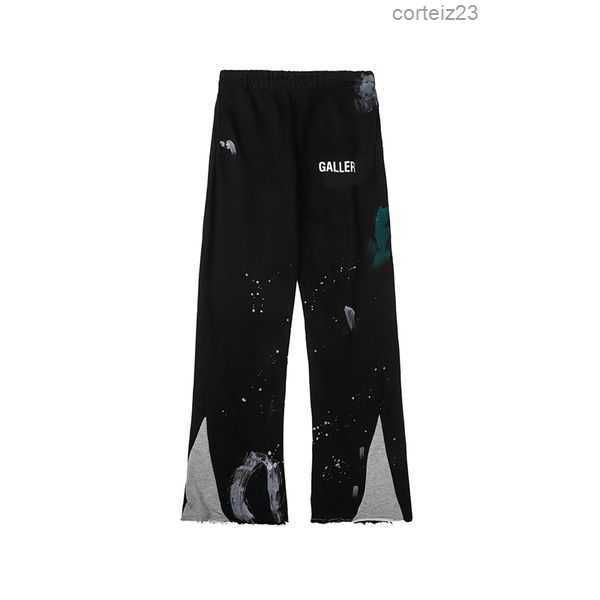 dept gallery men pants galleryes sweatpants depts speckled letter print men's women's couple loose versatile casual straight 3 rol, Black
dept gallery men pants galleryes sweatpants depts speckled letter print men's women's couple loose versatile casual straight 3 rol, Black
