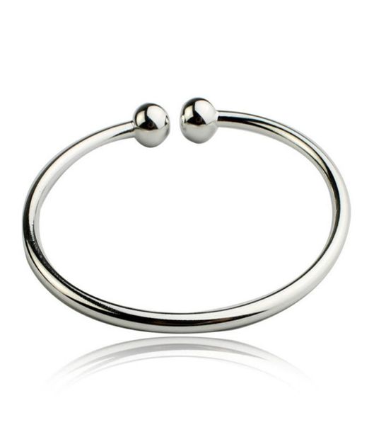 wristband hand cuffs fashion jewley gift drop shipppingdouble ball silver bracelet women open bangle cuff6007815, White
wristband hand cuffs fashion jewley gift drop shipppingdouble ball silver bracelet women open bangle cuff6007815, White