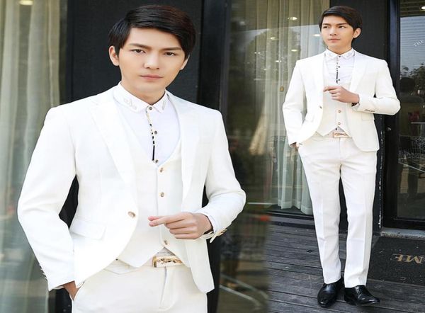 very good one button ivory groom tuxedos notch lapel men suits 3 pieces weddingpromdinner blazer jacketpantsvesttie w5546108352, Black;gray
very good one button ivory groom tuxedos notch lapel men suits 3 pieces weddingpromdinner blazer jacketpantsvesttie w5546108352, Black;gray