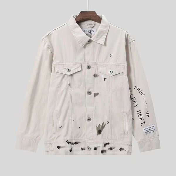 lanvinitn jacket denim jacket letter capsule ink splashing graffiti vintage denim jacket men's and women's shirts, Black;brown
lanvinitn jacket denim jacket letter capsule ink splashing graffiti vintage denim jacket men's and women's shirts, Black;brown