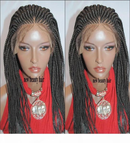 180density handmade lace frontal cornrow wig africa american women style box braid wig crochet braids lace front wig with baby hai8438178, Black
180density handmade lace frontal cornrow wig africa american women style box braid wig crochet braids lace front wig with baby hai8438178, Black