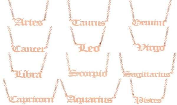 fashion stainless steel 12 constellations necklaces 3 colors twelve constellations zodiac signs women men letter pendant necklace 3093148, Silver
fashion stainless steel 12 constellations necklaces 3 colors twelve constellations zodiac signs women men letter pendant necklace 3093148, Silver