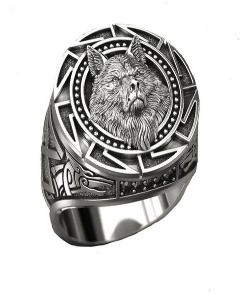 viking warrior wolf head rings for men punk jewelry retro wolf totem male silver color ring hip hop finger bands gc8946785542
viking warrior wolf head rings for men punk jewelry retro wolf totem male silver color ring hip hop finger bands gc8946785542