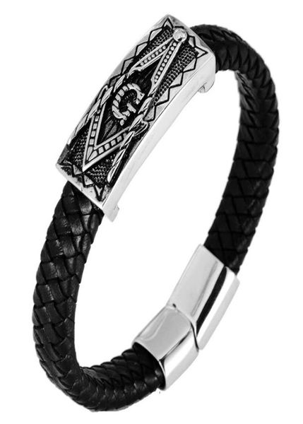 valentine039s day gift masonic bangle bracelet titanium steel leather bracelet bracelet men stainless steel leather woven brace5647902, Golden;silver
valentine039s day gift masonic bangle bracelet titanium steel leather bracelet bracelet men stainless steel leather woven brace5647902, Golden;silver