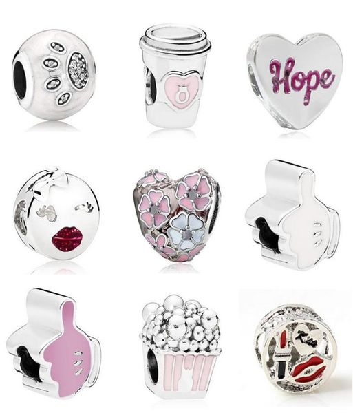 20pcs coffee cup lipstick popcorn magnolia paw print silver charms bead pendant beads fit european charm pandora bracelet jewelry 4951169, Black
20pcs coffee cup lipstick popcorn magnolia paw print silver charms bead pendant beads fit european charm pandora bracelet jewelry 4951169, Black