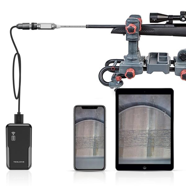 rigid rifle borescope for iphone, wifi barrel bore scope inspection camera with wifi box, 0.2inch diameter&26inch long insertion tube for ip
rigid rifle borescope for iphone, wifi barrel bore scope inspection camera with wifi box, 0.2inch diameter&26inch long insertion tube for ip