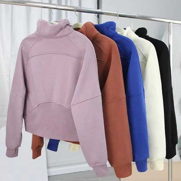lulu women sportswear jacket half zipper long sleeve loose warm sweatshirts gym workout clothes sports and leisure yoga coat woman
lulu women sportswear jacket half zipper long sleeve loose warm sweatshirts gym workout clothes sports and leisure yoga coat woman