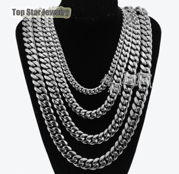 8mm10mm12mm14mm 316l stainless steel jewelry high polish miami cuban chain necklace men punk curb chaindragonbeard clasp 24qu1396936, Silver
8mm10mm12mm14mm 316l stainless steel jewelry high polish miami cuban chain necklace men punk curb chaindragonbeard clasp 24qu1396936, Silver