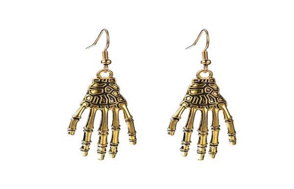 vintage halloween skull hand earring for women and children skull bones dangle earrings2149290, Silver
vintage halloween skull hand earring for women and children skull bones dangle earrings2149290, Silver