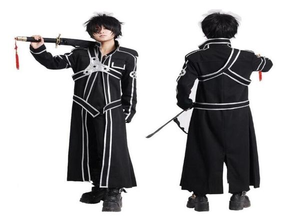 sword art online cosplay costume kirigaya kazuto robe anime sao kirito long overcoat trench cloak belt shoulder straps ani9518202, Black
sword art online cosplay costume kirigaya kazuto robe anime sao kirito long overcoat trench cloak belt shoulder straps ani9518202, Black