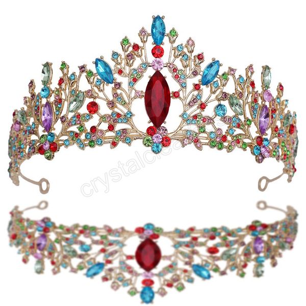 crystal wedding crown princess diadem colorful rhinestone tiaras hair jewelry bridal head ornament prom pageant headdress, Slivery;white
crystal wedding crown princess diadem colorful rhinestone tiaras hair jewelry bridal head ornament prom pageant headdress, Slivery;white