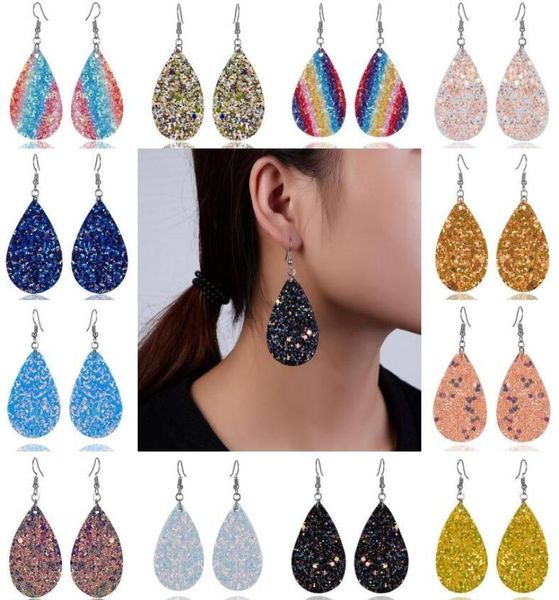 fashion teardrop glitter leather drop earrings for women statement rainbow color pu sequins water drop earring valentine039s da7058925, Silver
fashion teardrop glitter leather drop earrings for women statement rainbow color pu sequins water drop earring valentine039s da7058925, Silver