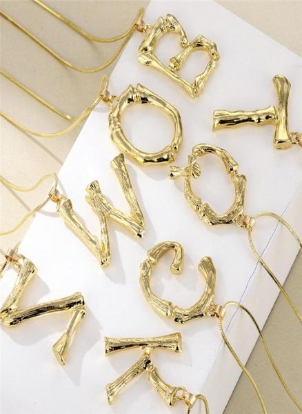 26 letters initial alphabet big bamboo name necklace for women big exaggerated gold metal simple fashion jewelry gifts3863648, Silver
26 letters initial alphabet big bamboo name necklace for women big exaggerated gold metal simple fashion jewelry gifts3863648, Silver