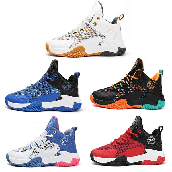 2023 multi-colored kid basketball breathable shoes boys white blue black orange red golden trainers outdoor sports teenagers
2023 multi-colored kid basketball breathable shoes boys white blue black orange red golden trainers outdoor sports teenagers