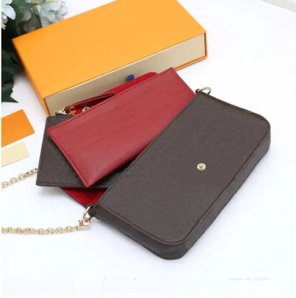3 pcs set designers women chain bags shoulder bag handbags brand women genuine leather crossbody coin purse three wallet aa1
3 pcs set designers women chain bags shoulder bag handbags brand women genuine leather crossbody coin purse three wallet aa1