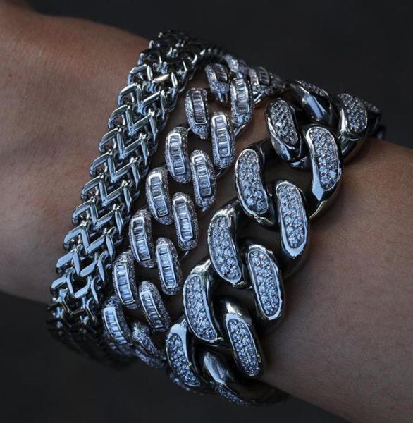 diamonod zircon cuban chain bracelet jewelry set copper gold link chains bracelets wristband hip hop rap fashion for men women wil7478621, Silver
diamonod zircon cuban chain bracelet jewelry set copper gold link chains bracelets wristband hip hop rap fashion for men women wil7478621, Silver