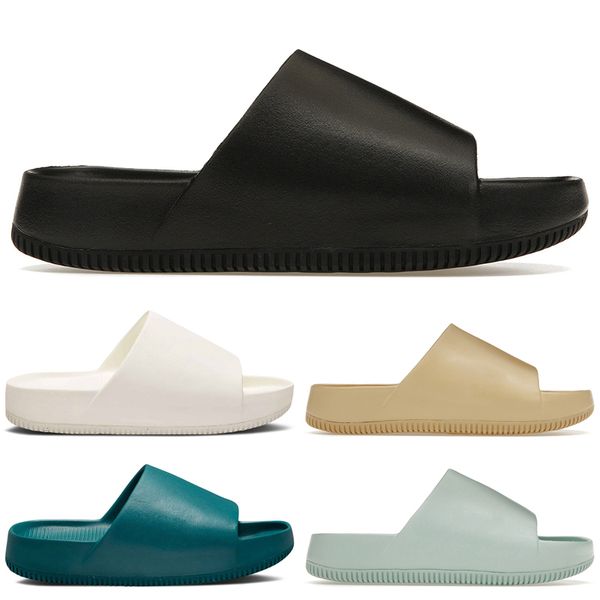 2023 designer calm slide slippers men women black sesame sail geode teal jade ice outdoor mens slides
2023 designer calm slide slippers men women black sesame sail geode teal jade ice outdoor mens slides