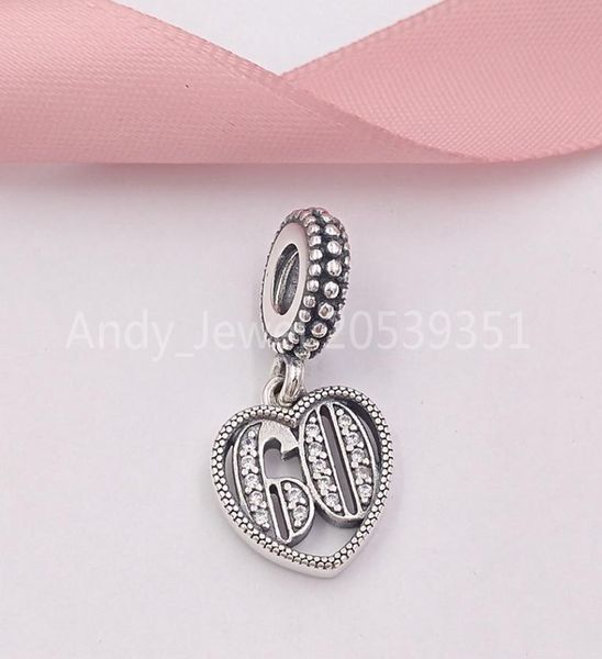 andy jewel authentic 925 sterling silver beads 60 years of love pendant charm charms fits european style jewelry bracelets & necklace 797265, Black
andy jewel authentic 925 sterling silver beads 60 years of love pendant charm charms fits european style jewelry bracelets & necklace 797265, Black