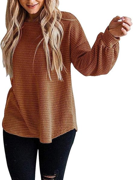 womens oversized waffle casual sweatshirts long puff sleeve drop shoulder lightweight sweaters, Black
womens oversized waffle casual sweatshirts long puff sleeve drop shoulder lightweight sweaters, Black