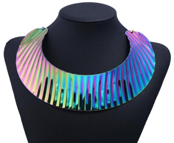 punk style wrinkled metallic neck collar fashion jewellery047733384862033, Golden;silver
punk style wrinkled metallic neck collar fashion jewellery047733384862033, Golden;silver