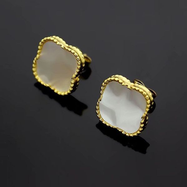 designer earrings for women couple stud four-leaf flower earrings designer jewelry designer earrings gift for girlfriend and wife wedding, Golden;silver
designer earrings for women couple stud four-leaf flower earrings designer jewelry designer earrings gift for girlfriend and wife wedding, Golden;silver