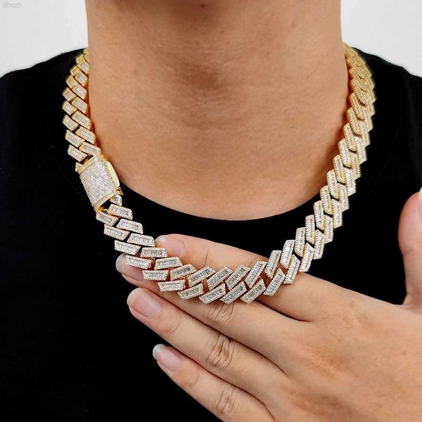 20mm iced out cuban necklace 925 sterling silver hiphop vvs moissanite baguette cuban link chain
20mm iced out cuban necklace 925 sterling silver hiphop vvs moissanite baguette cuban link chain