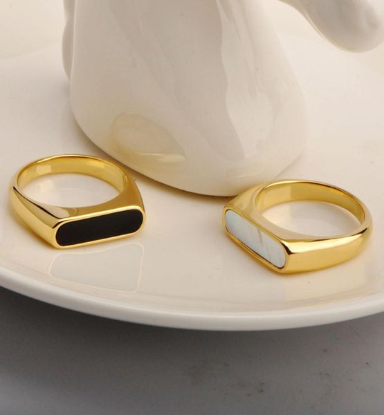 niche retro fashion european and american titanium steel white fritillary titanium steels ring geometric french style temperament 5733571, Silver
niche retro fashion european and american titanium steel white fritillary titanium steels ring geometric french style temperament 5733571, Silver